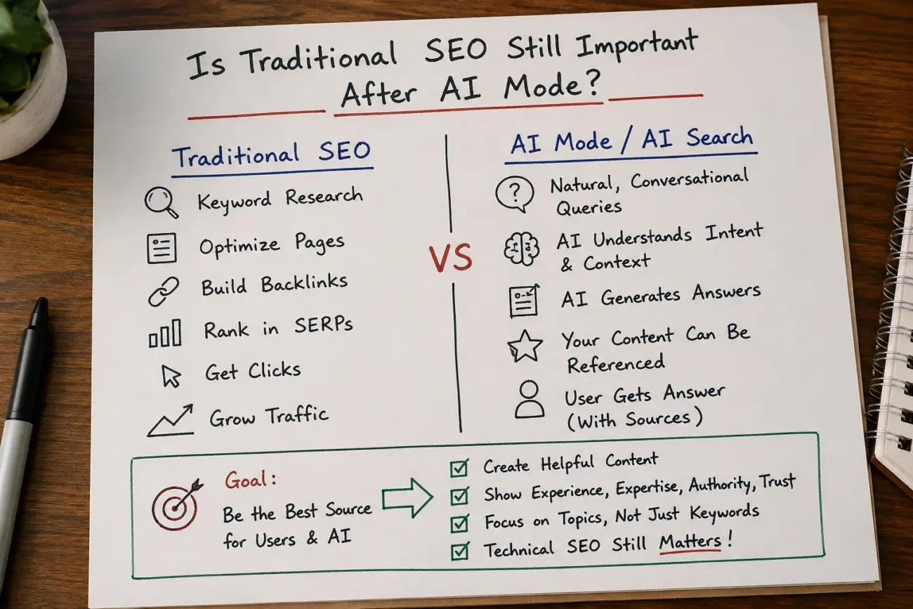 Is Traditional SEO Still Important After AI Mode